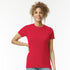 House of Uniforms The Softstyle Crew Neck Tee | Ladies Gildan Red