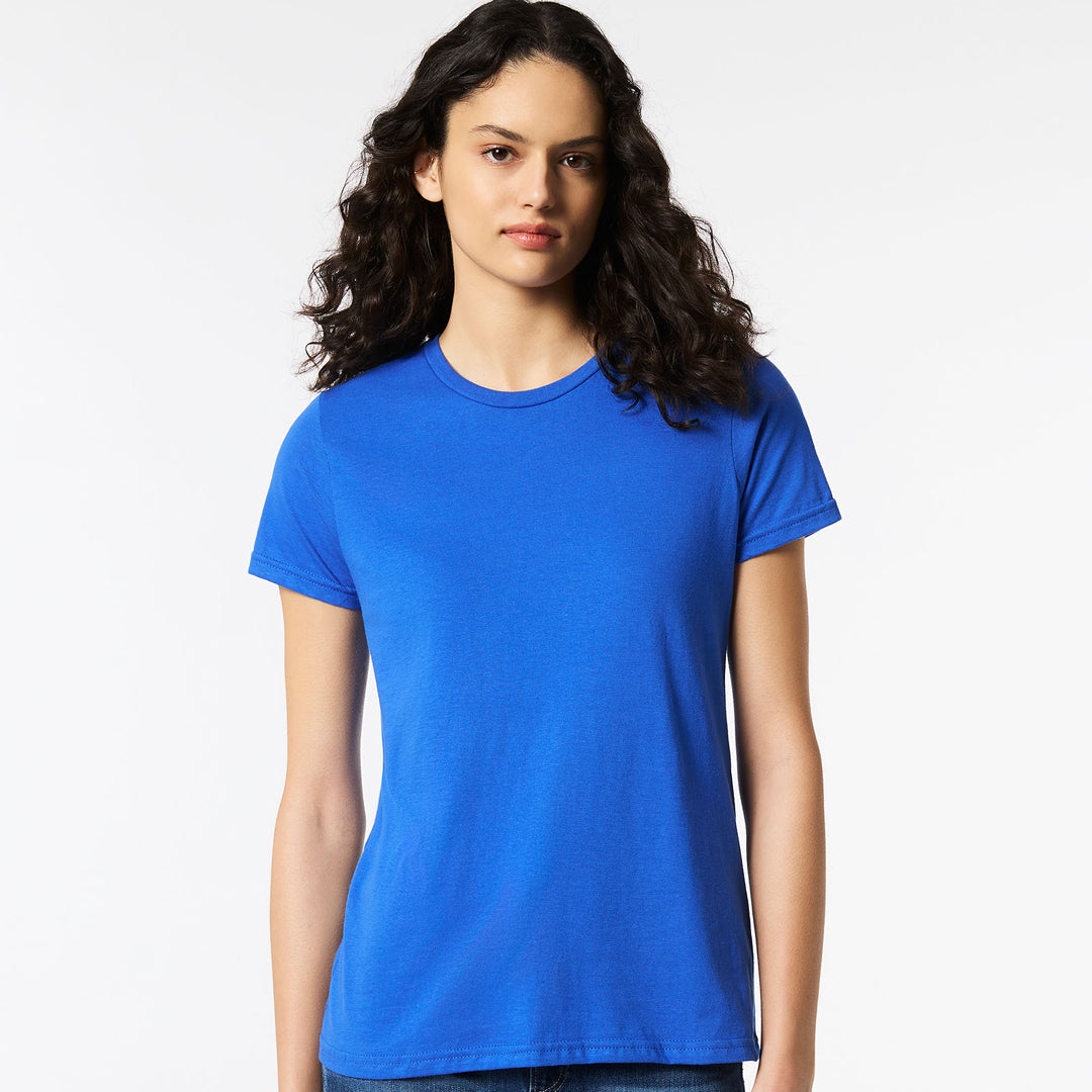 House of Uniforms The Softstyle Crew Neck Tee | Ladies Gildan Royal