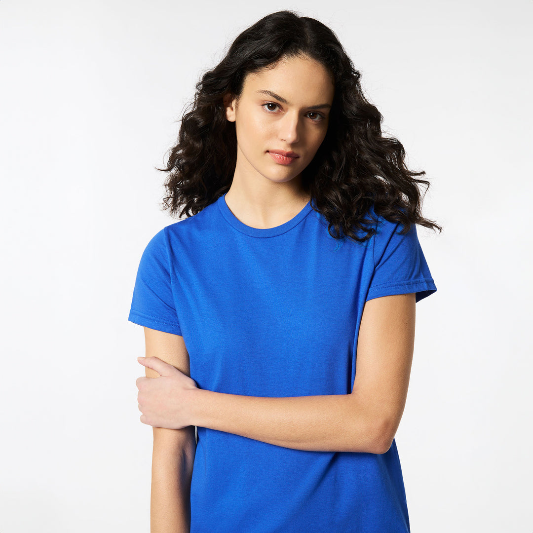 House of Uniforms The Softstyle Crew Neck Tee | Ladies Gildan 