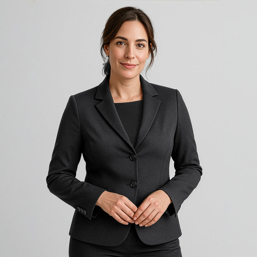 Biz Corporates The Cool Wool 2 Button Jacket | Ladies | Mid Length Coats & Jackets