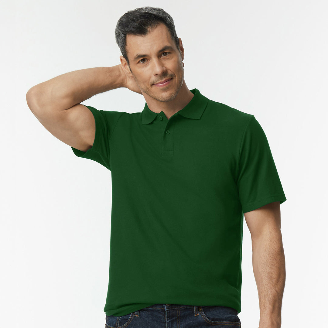 House of Uniforms The Softstyle Polo | Adults Gildan Forest Green