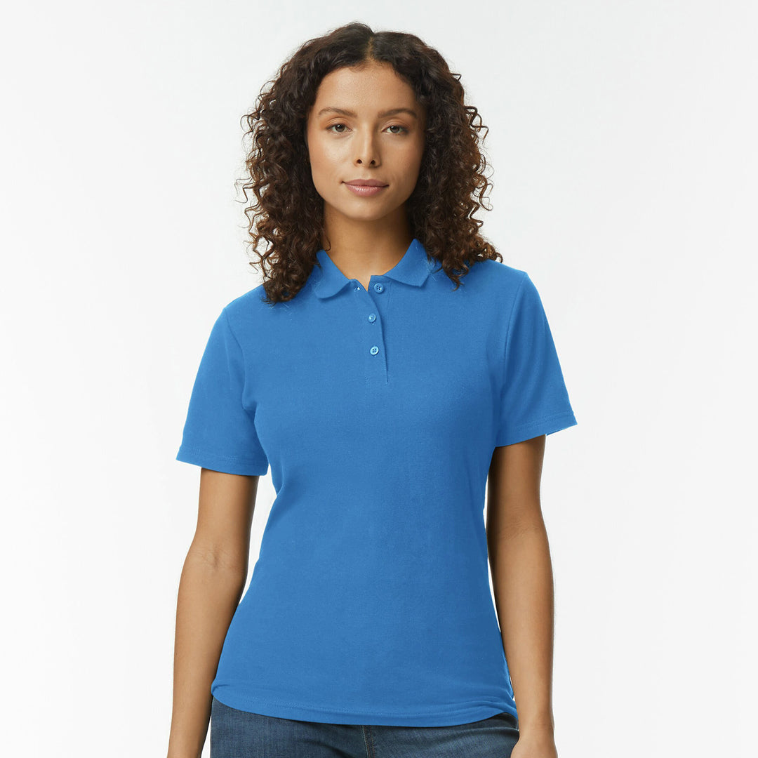 House of Uniforms The Softstyle Polo | Ladies Gildan Royal