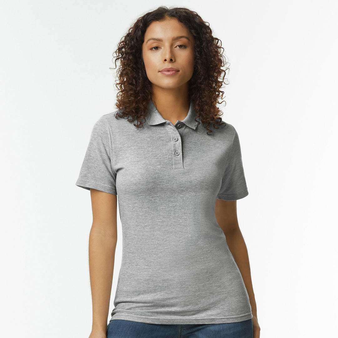 House of Uniforms The Softstyle Polo | Ladies Gildan Sport Grey