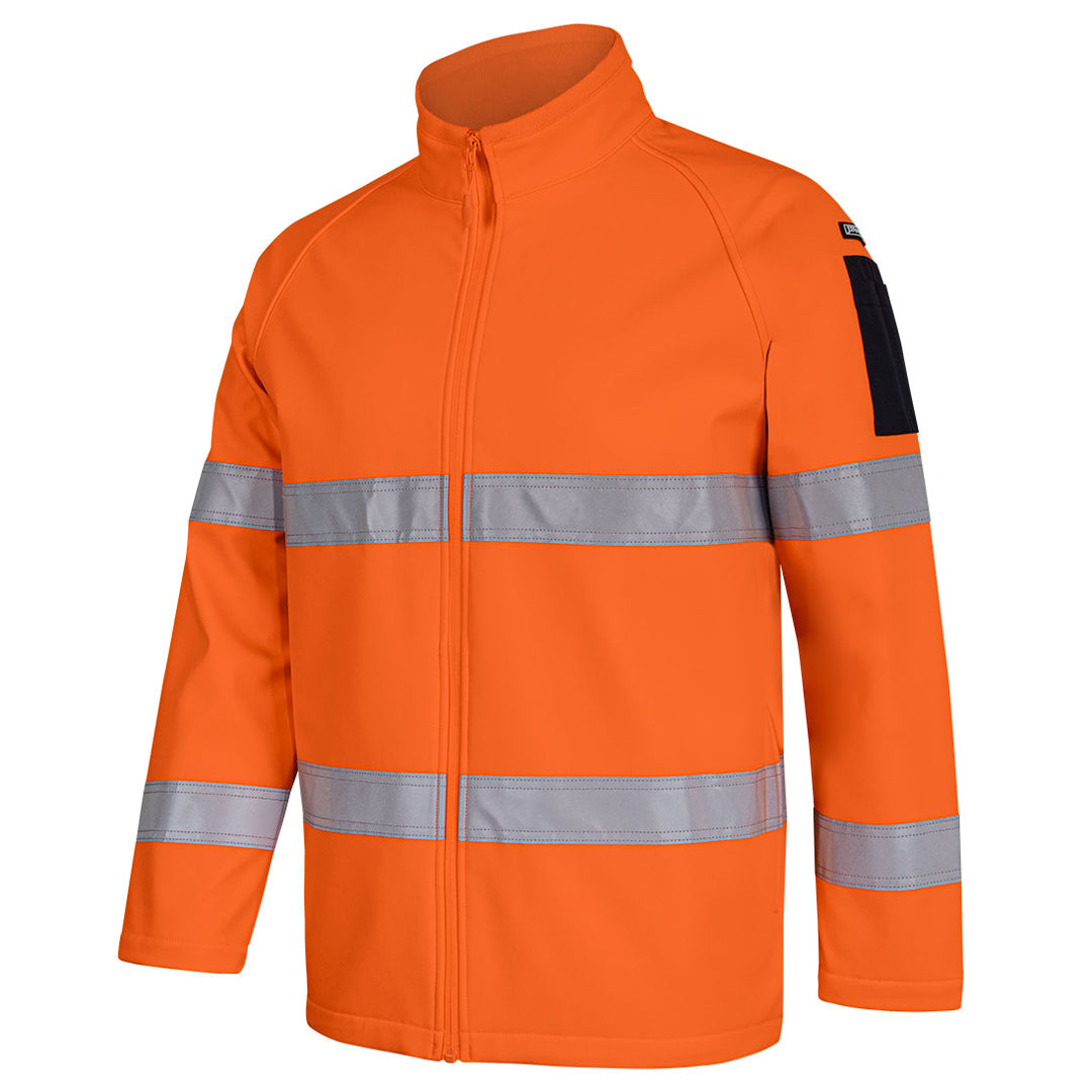 Jbs Wear The Hi Vis Soft Shell Jacket | Day Night | Adults Orange Work Safety Protective Gear