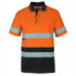House of Uniforms The Day / Night Cotton Hi Vis Polo | Adults | Short Sleeve Jbs Wear Orange/Black