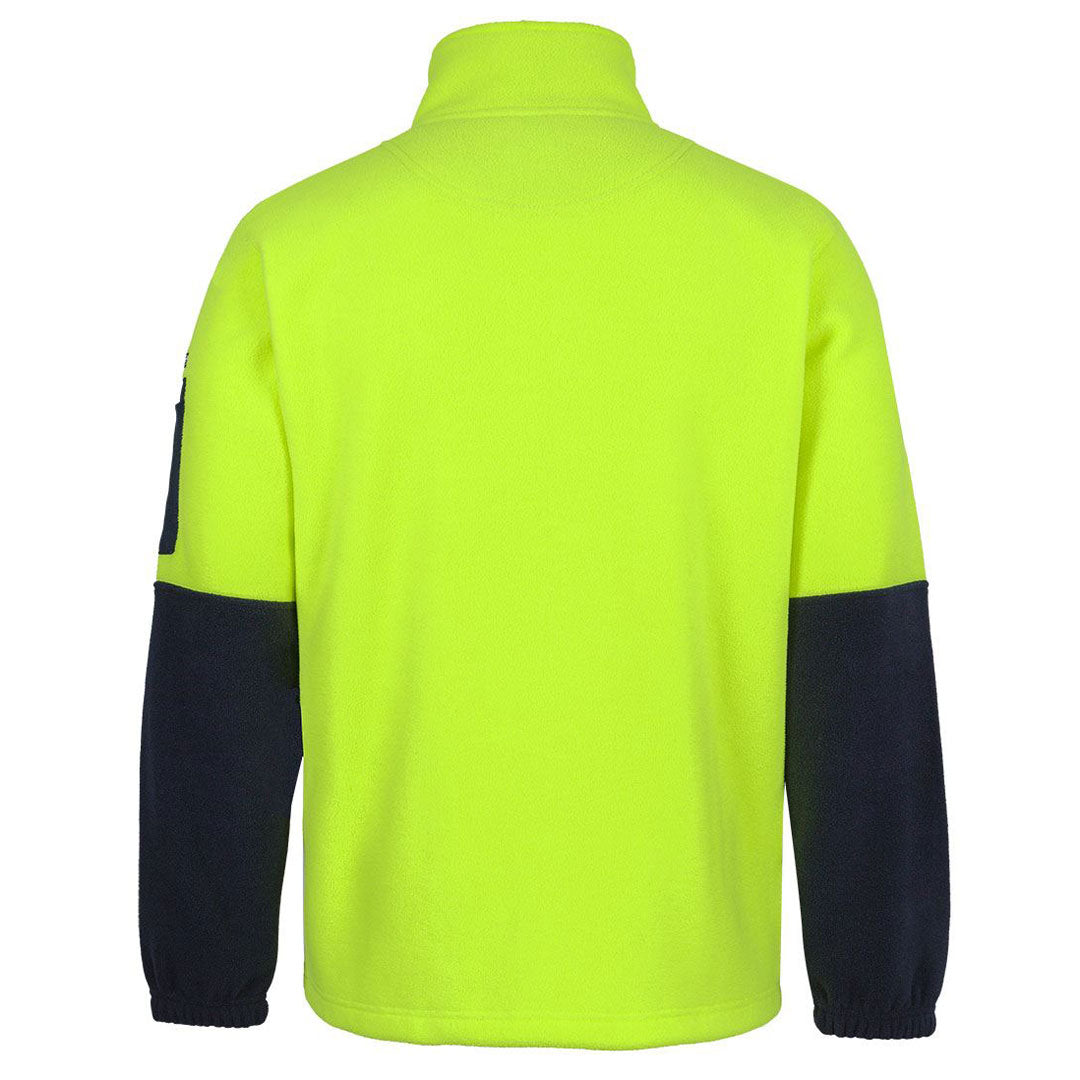 Jbs Wear The Full Zip Hi Vis Polar Fleece Jumper | Adults Outerwear
