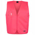 House of Uniforms The Hi Vis Day Zip Safety Vest | Adults Jbs Wear Hi Vis Pink