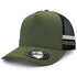 House of Uniforms The Striped Trucker Cap Legend Olive/Black