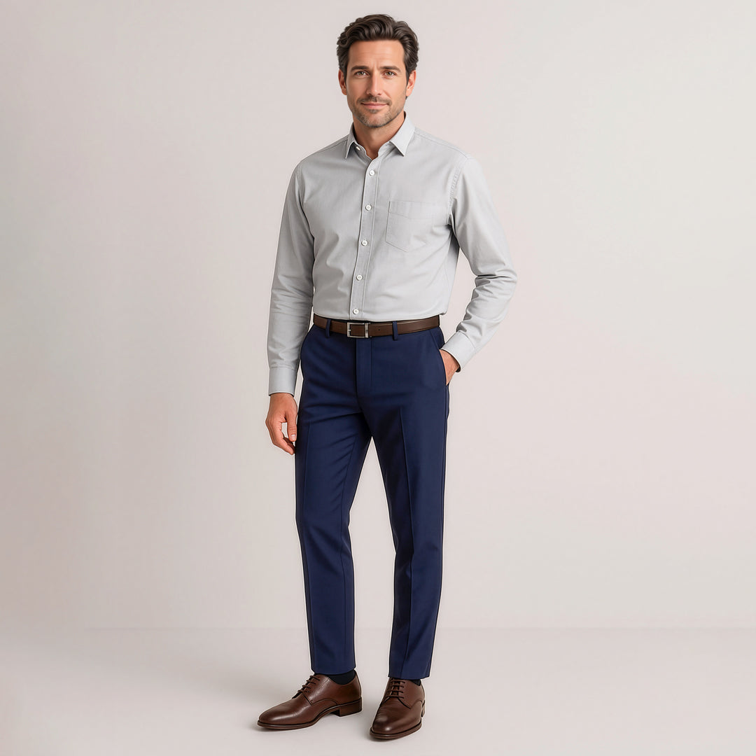 Biz Corporates The Siena Slim Leg Pant | Mens Pants