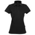 House of Uniforms The Airlie Polo | Ladies | Short Sleeve Stencil Black