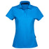 House of Uniforms The Airlie Polo | Ladies | Short Sleeve Stencil Ocean Blue