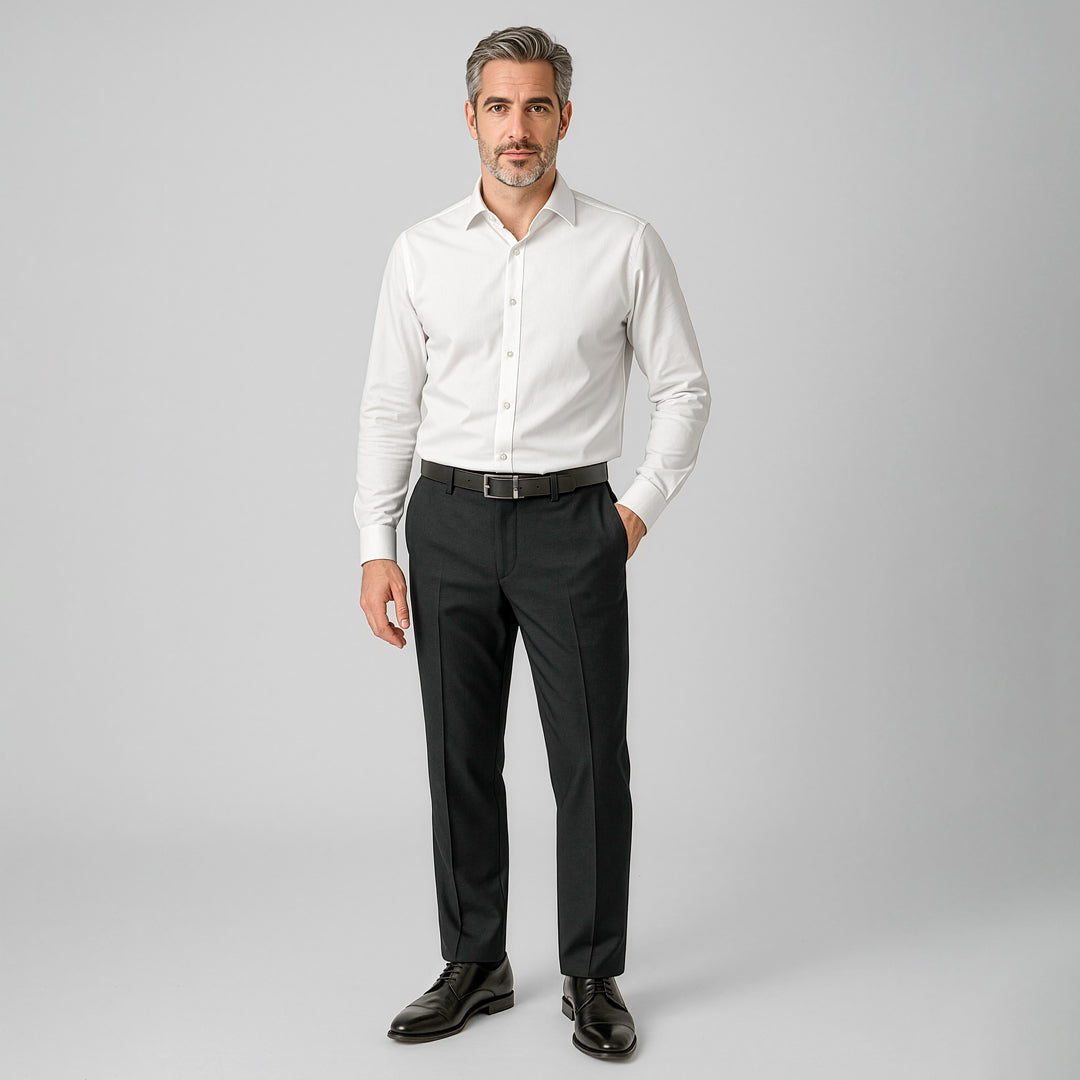 Biz Corporates The Cool Wool Adjustable Pant | Mens Pants