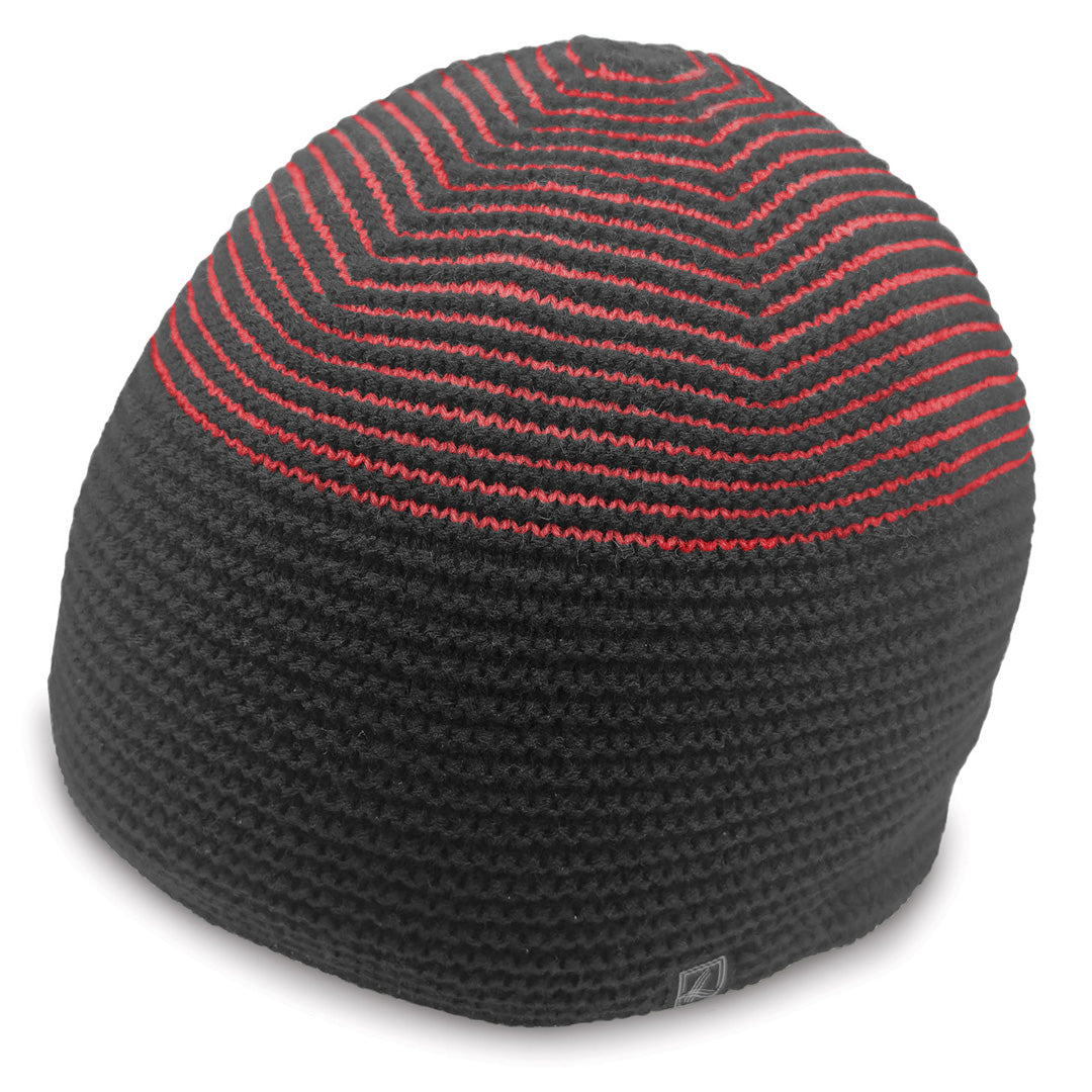House of Uniforms The Ridge Beanie Legend Black Black/Red