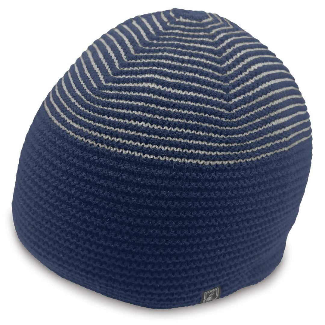 House of Uniforms The Ridge Beanie Legend Black Navy/Grey