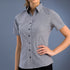 House of Uniforms The Glendale Shirt | Ladies | Slim Fit | Short and 3/4 Sleeve John Kevin Black