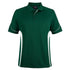 House of Uniforms The Bell Polo | Mens | Short Sleeve Jbs Wear Forest/White