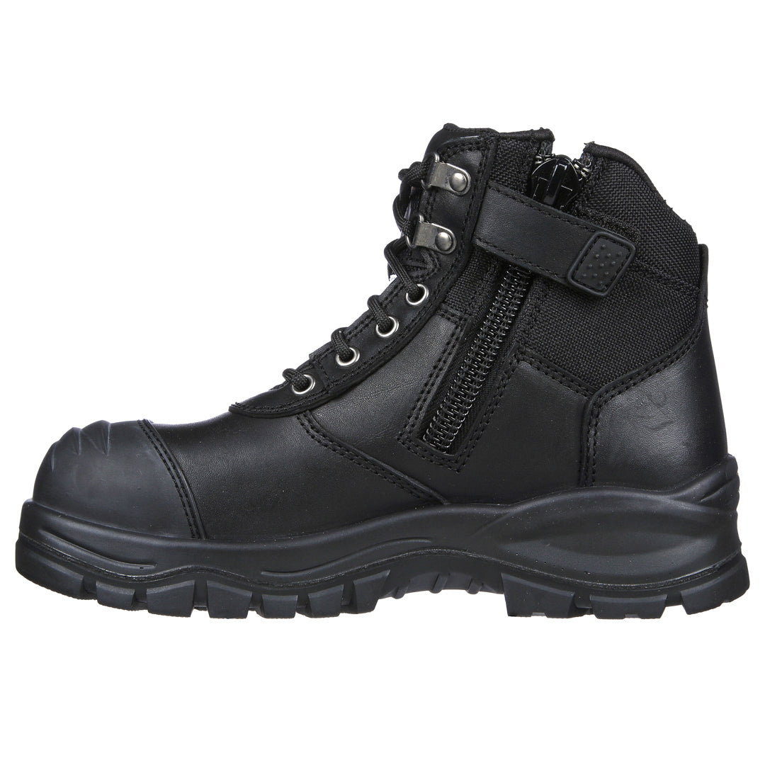 House of Uniforms The SKX Composite Toe Work Boot | Ladies Skechers Footwear Black