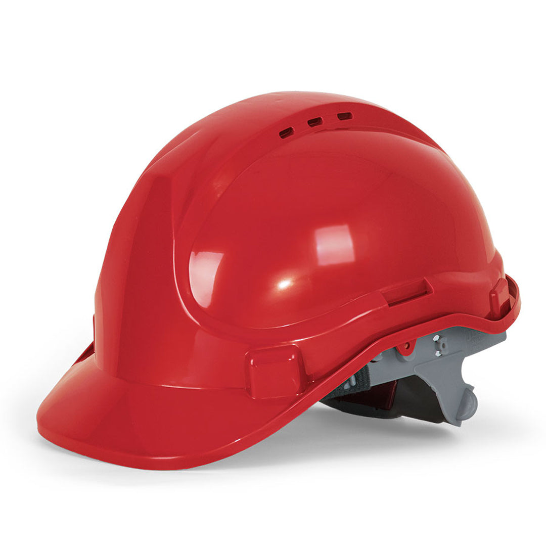 Jbs Wear The Push Lock Safety Helmet | Multi Pack Red Work Safety Protective Gear