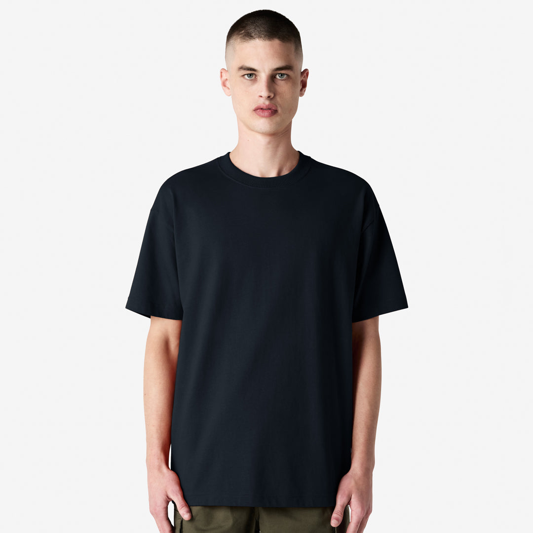 House of Uniforms The Super Heavy Weight Tee | Adults | Short Sleeve American Apparel Black