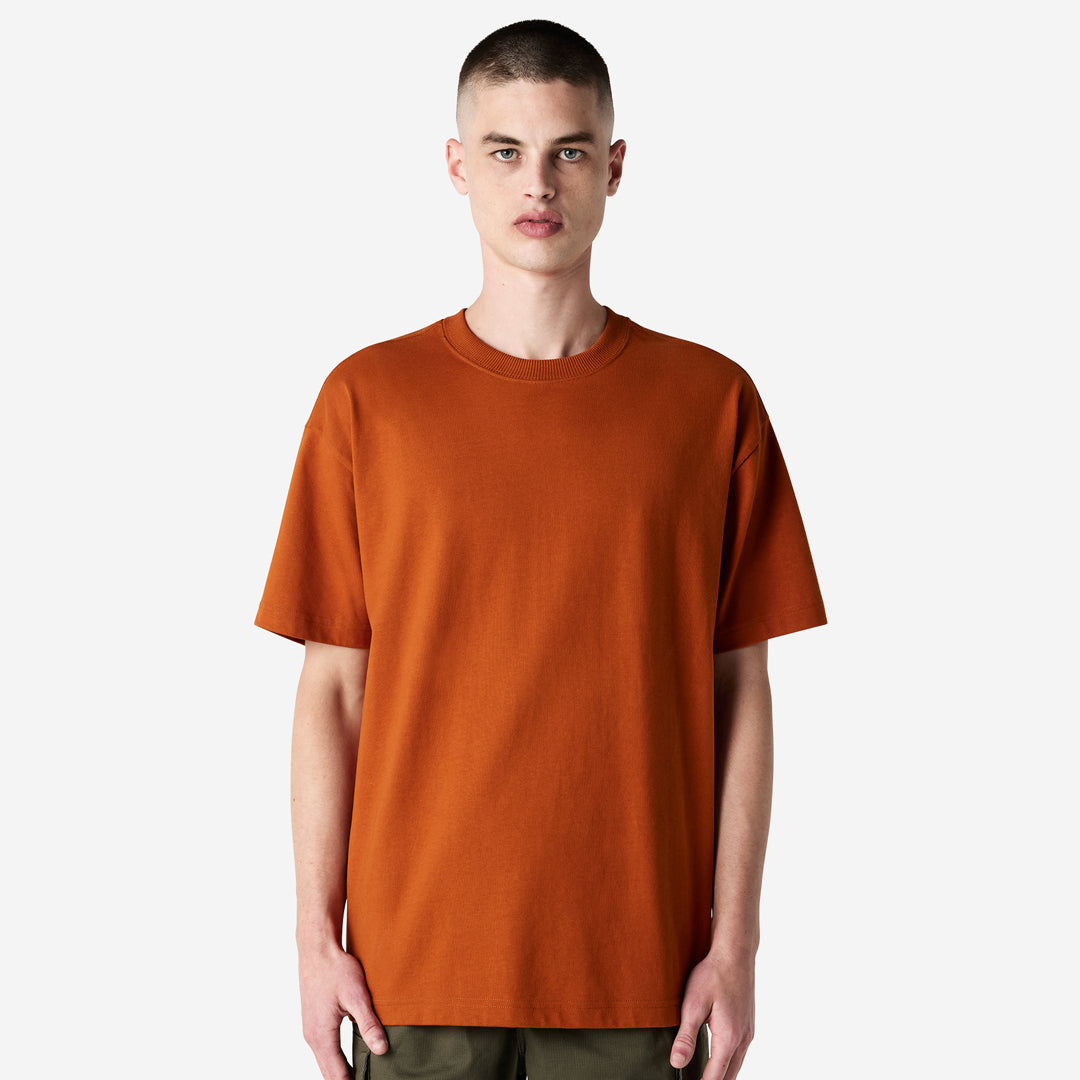 House of Uniforms The Super Heavy Weight Tee | Adults | Short Sleeve American Apparel Rust