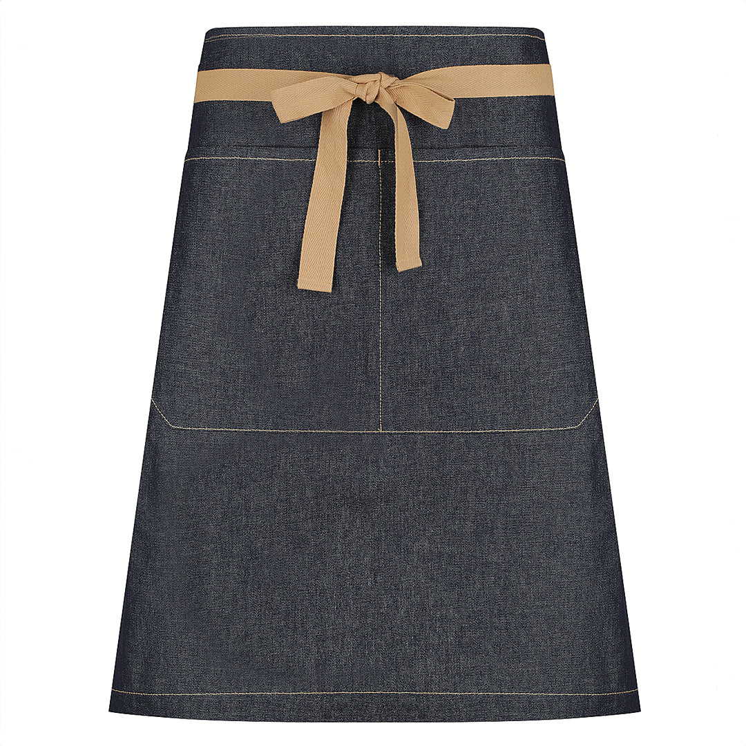 House of Uniforms The Charlie Apron | Waist Identitee Indigo with Natural Strap