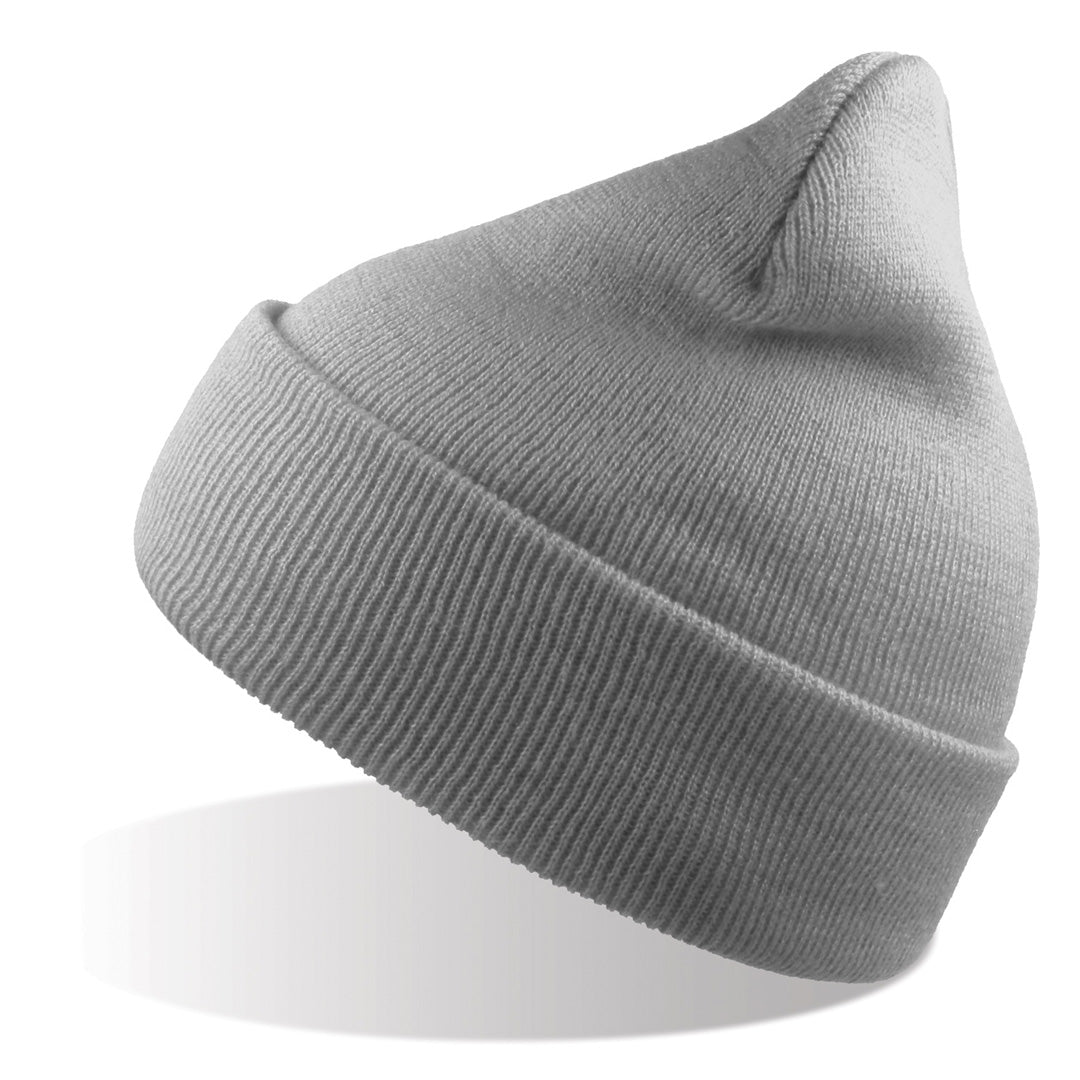 Atlantis Headwear The Recycled Wind Beanie | Atlantis | Adults Light Grey Headwear