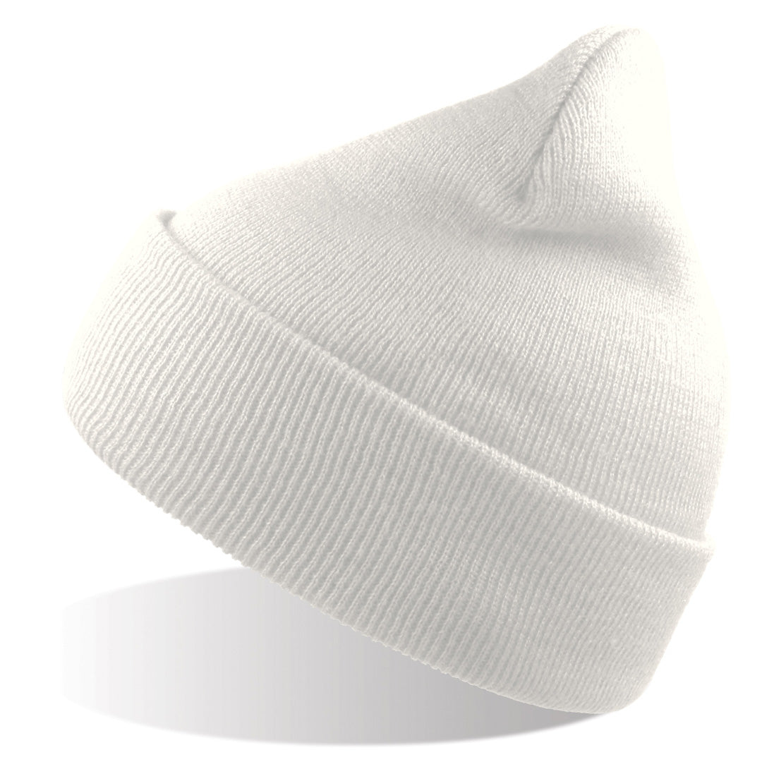 Atlantis Headwear The Recycled Wind Beanie | Atlantis | Adults White Headwear