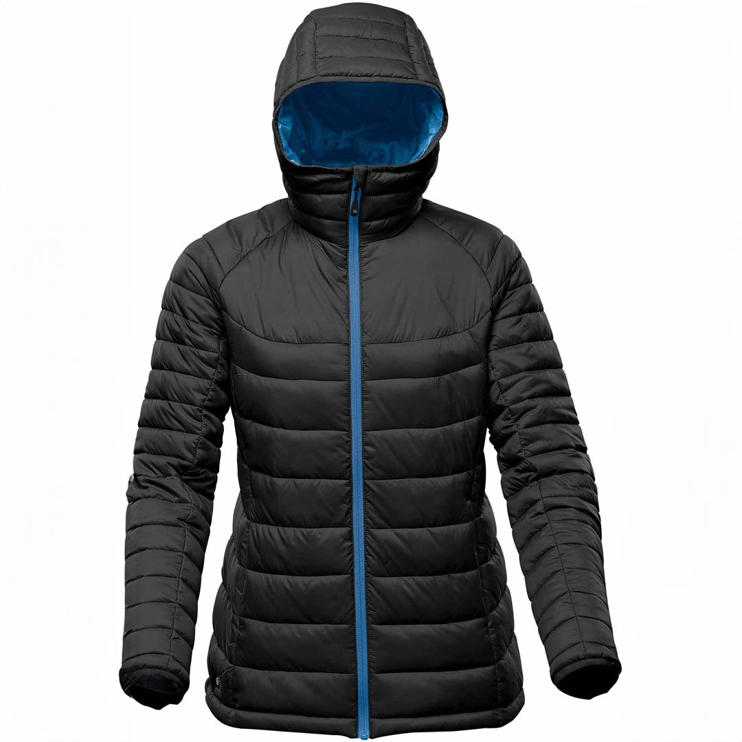 House of Uniforms The Stavanger Thermal Jacket | Ladies Stormtech Black/Blue