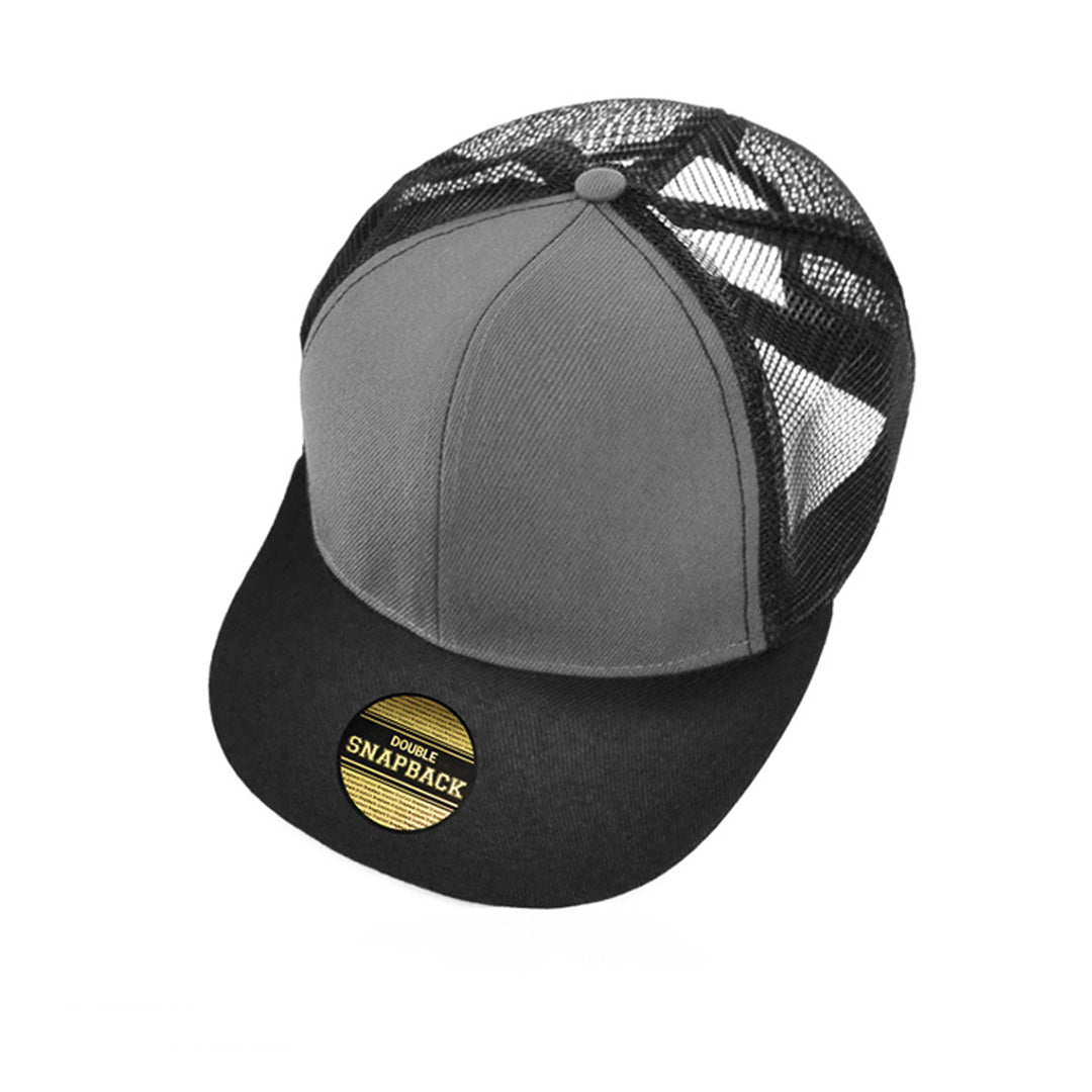 House of Uniforms The Snapback Cap | Kids Grace Collection Grey/Black