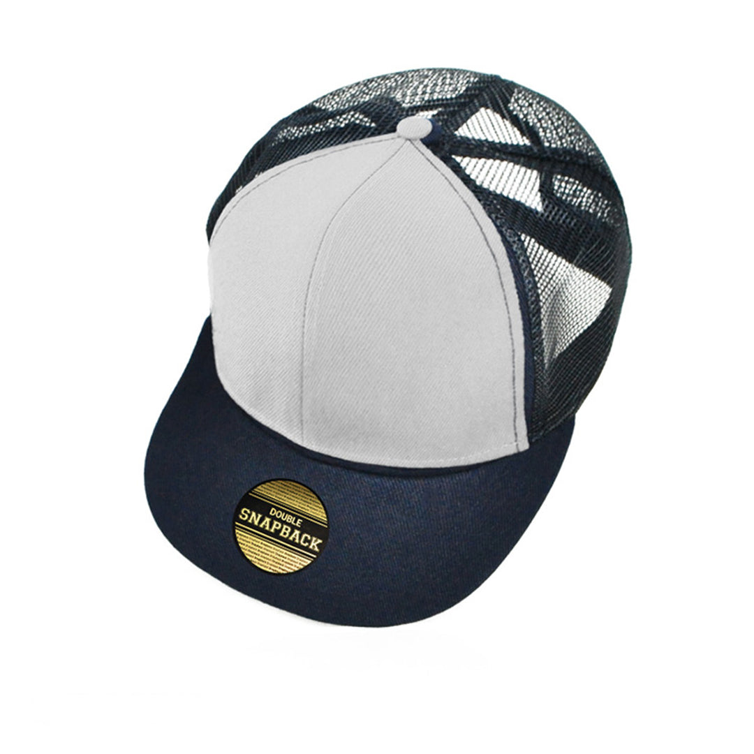House of Uniforms The Snapback Cap | Kids Grace Collection White/Navy