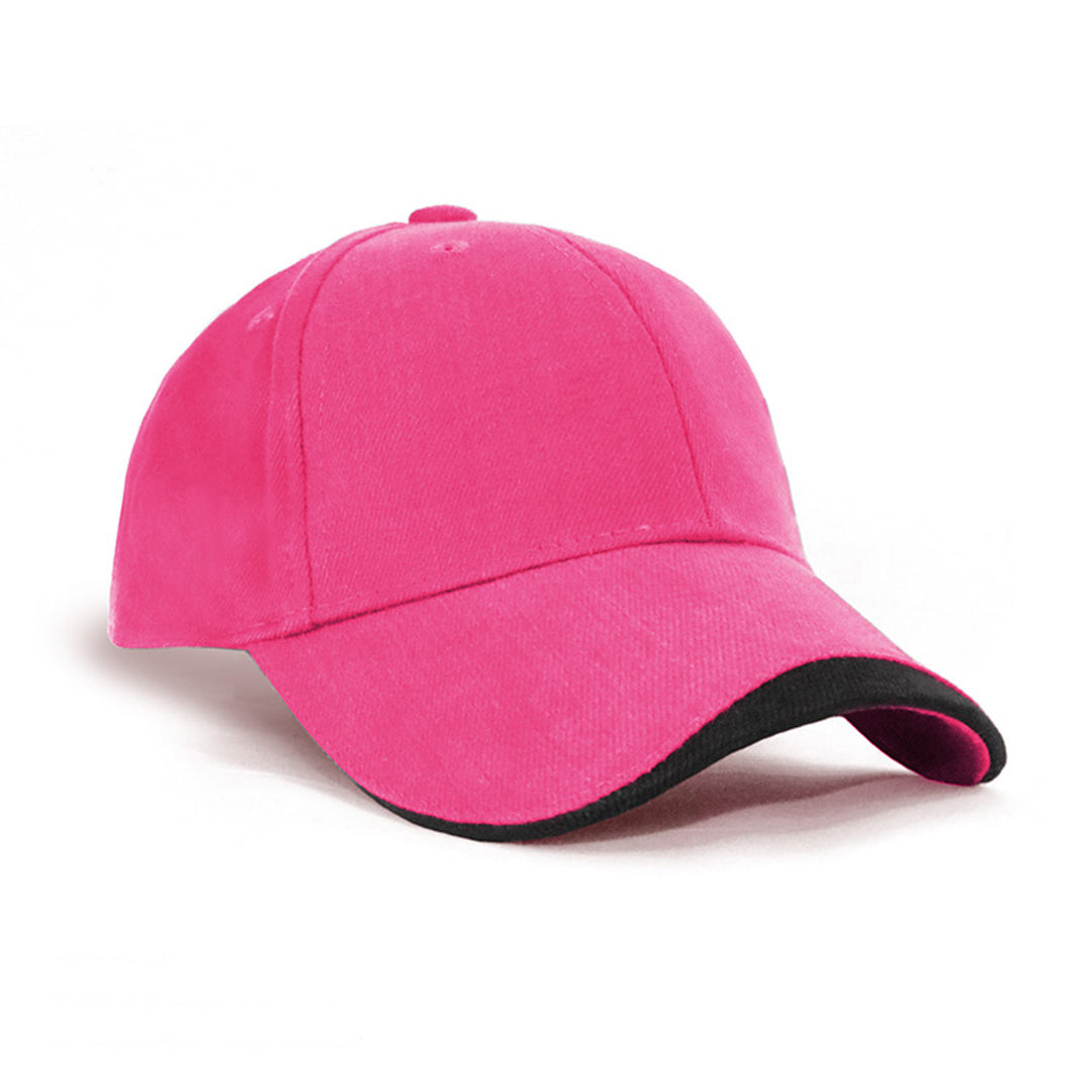 House of Uniforms The Sandwich Cap | Kids Grace Collection Hot Pink/Black