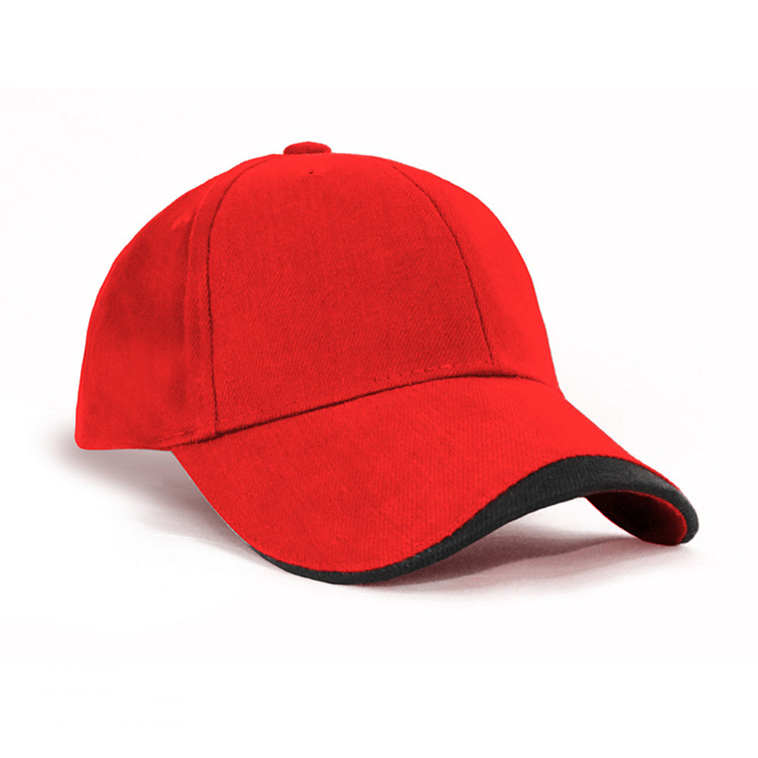 House of Uniforms The Sandwich Cap | Kids Grace Collection Red/Black