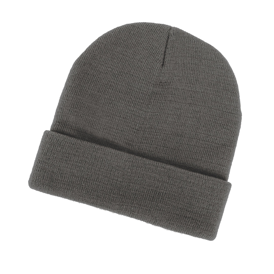 Grace Collection The Acrylic Cuff Beanie | Adults Slate Hats