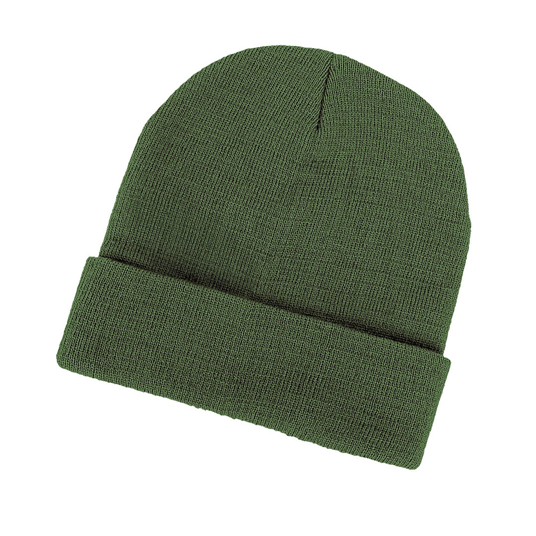 Grace Collection The Acrylic Cuff Beanie | Adults Olive-gr Hats