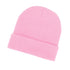 Grace Collection The Acrylic Cuff Beanie | Adults Pink Hats