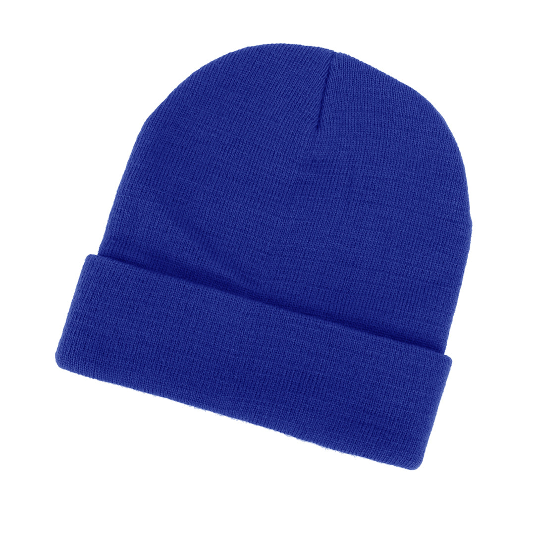 Grace Collection The Acrylic Cuff Beanie | Adults Royal Hats