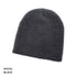 Grace Collection The Shaggy Beanie Black Hats