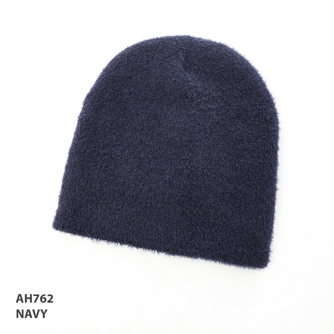 Grace Collection The Shaggy Beanie Navy Hats