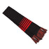 Grace Collection The Acrylic Scarf Black/Red Scarves
