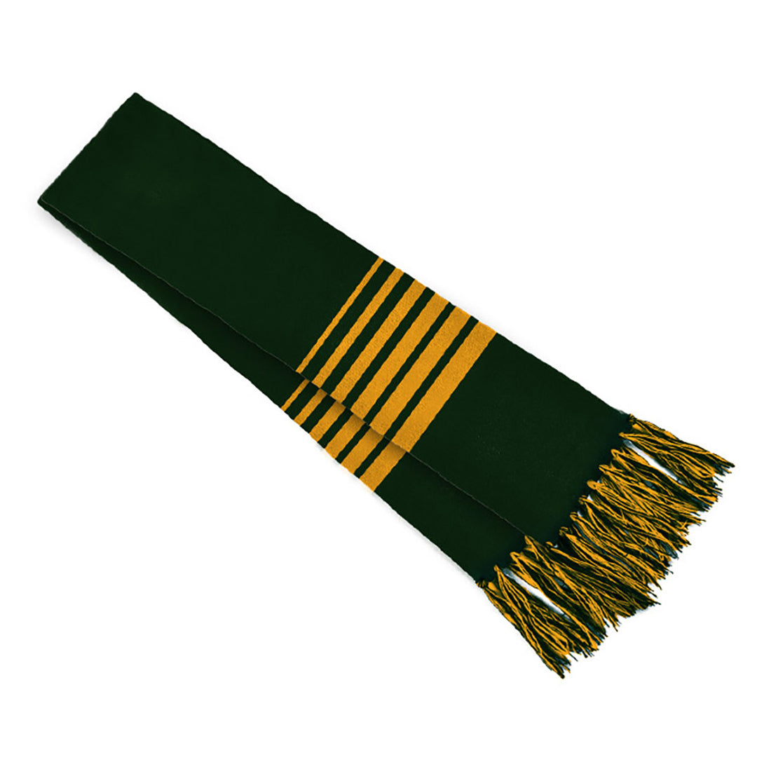 Grace Collection The Acrylic Scarf Bottle/Gold Scarves