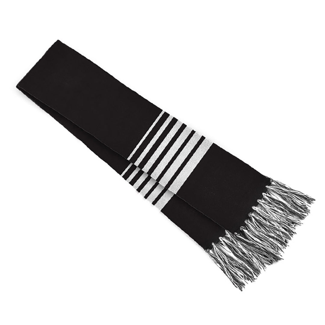 Grace Collection The Acrylic Scarf Black/White Scarves