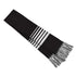 Grace Collection The Acrylic Scarf Black/White Scarves