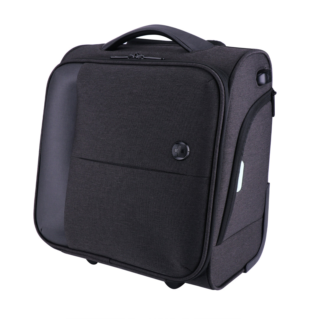 House of Uniforms The Arosa Underseat Suitcase Swissdigital Black