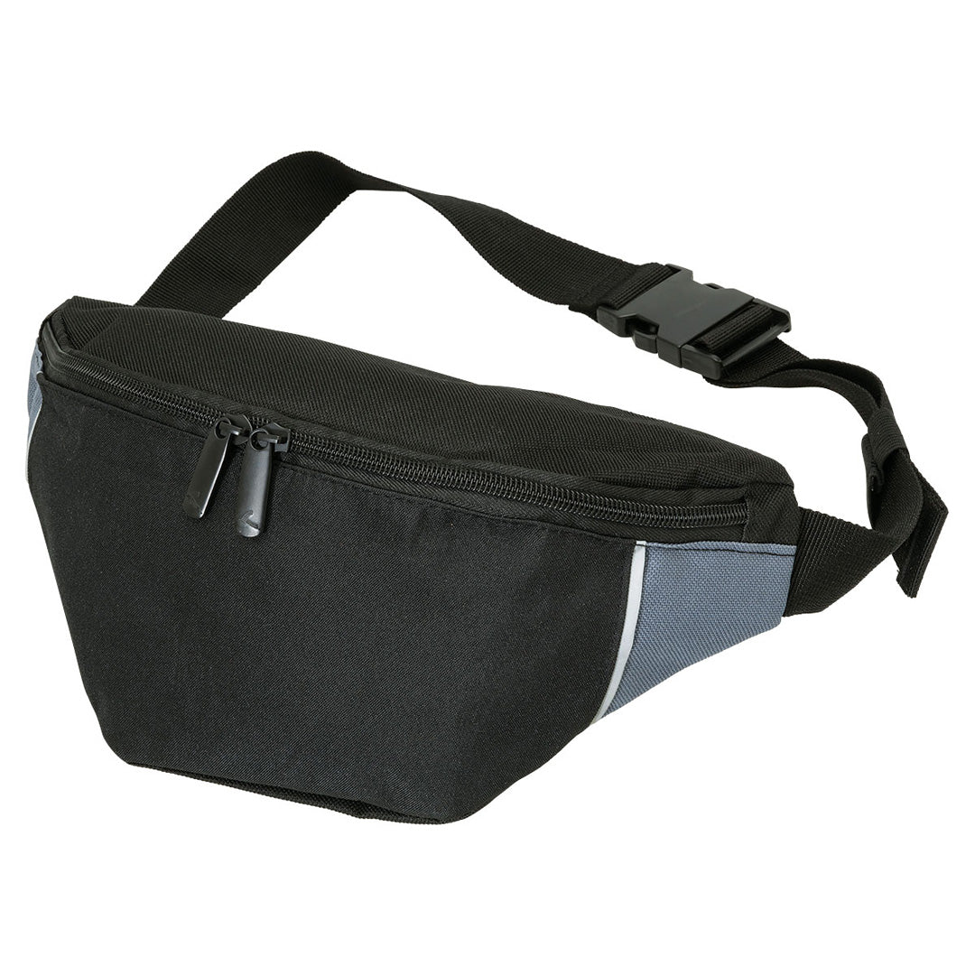 House of Uniforms The Platform Waist Bag Legend Black/Charcoal