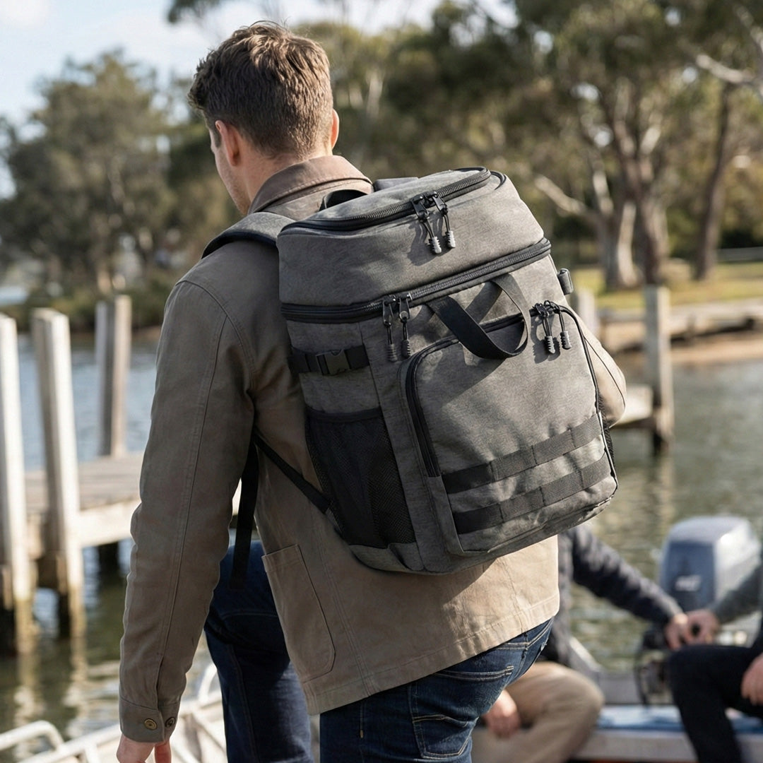 House of Uniforms The Super Duty 30 Backpack Cooler Legend Black