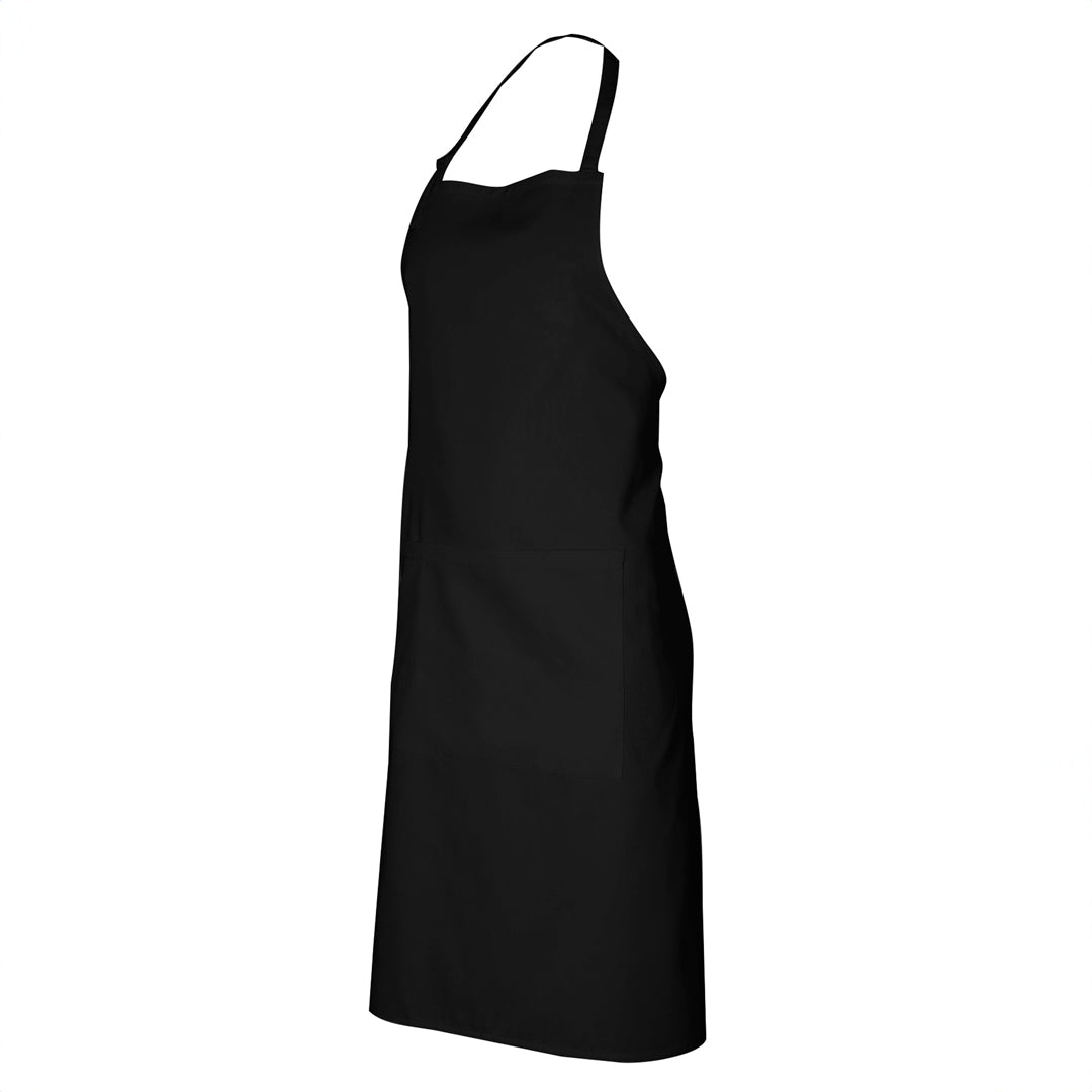 House of Uniforms The Classic Bib Apron | Adults Biz Collection Black