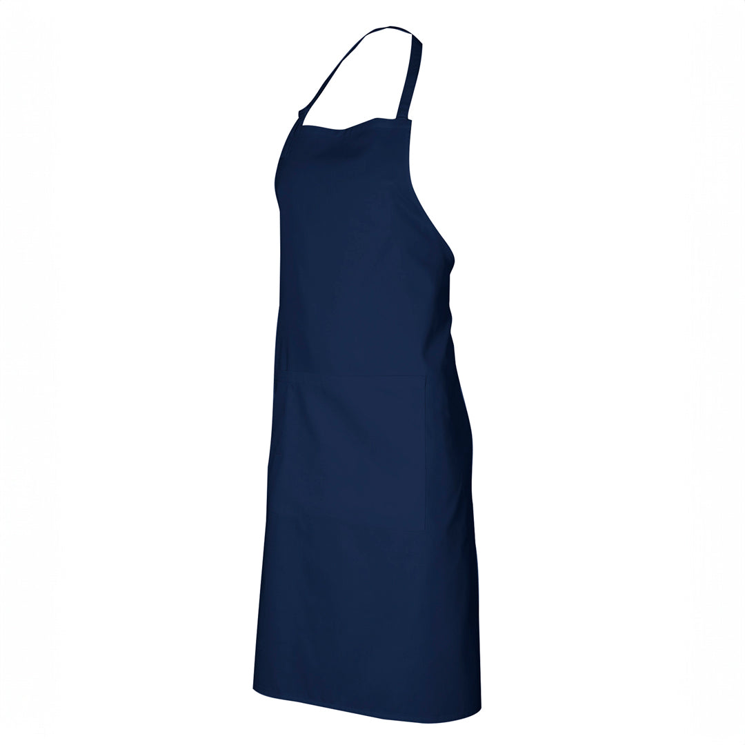 House of Uniforms The Classic Bib Apron | Adults Biz Collection Navy