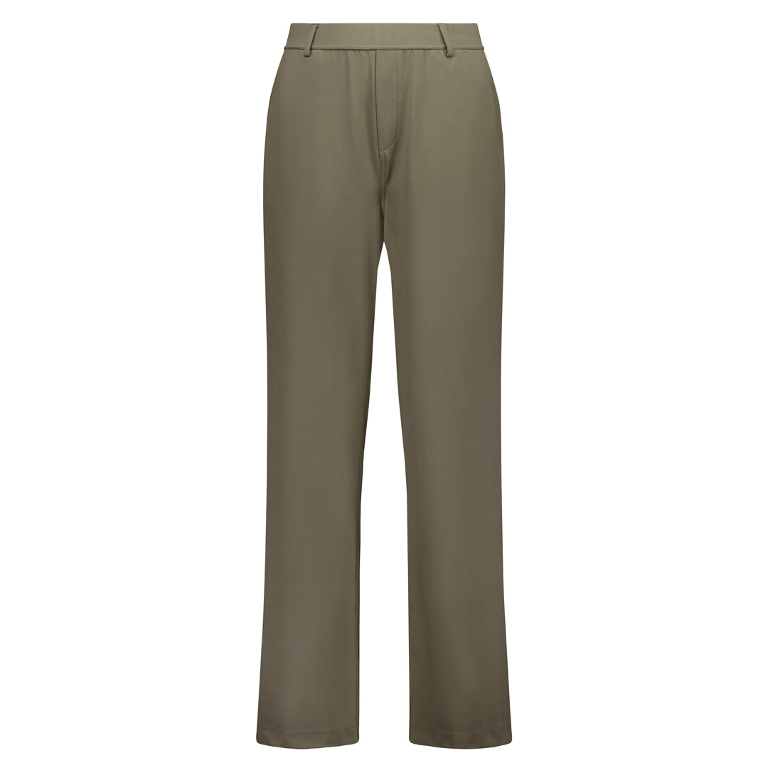 Biz Collection The Soft Stretch Pant | Ladies Taupe Pants