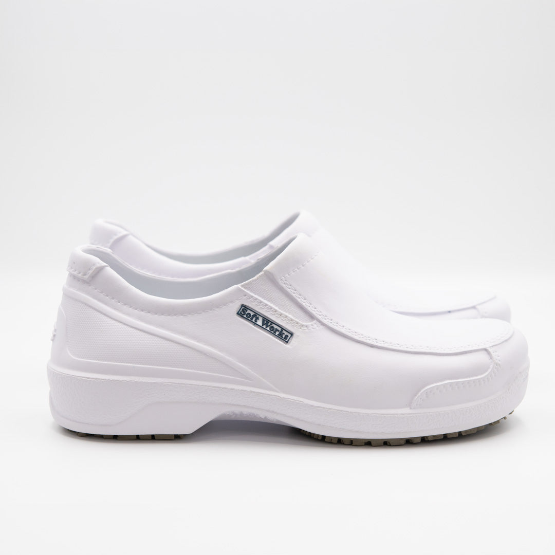 House of Uniforms The Non Slip Work Shoe Soft Works White