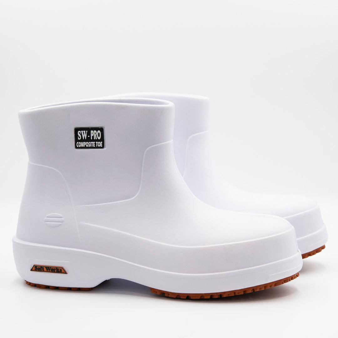 House of Uniforms The Short Barrel Safety Boot Soft Works White